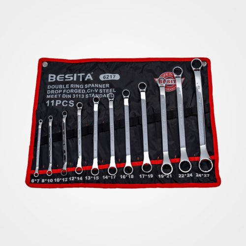 11pcs Metric High Polished Double Ring Wrench 11pcs Metric High Polished Double Ring Wrench