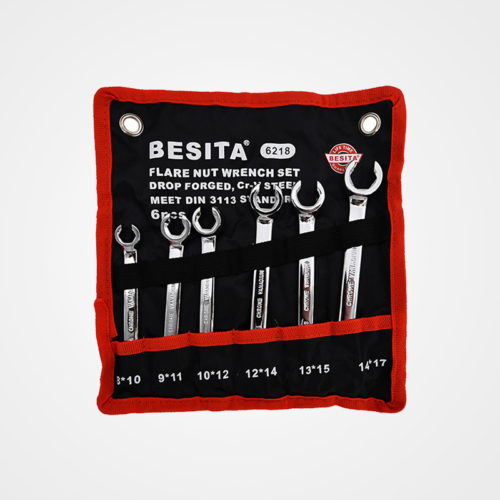 6pcs Fully Polished Tubing Wrench Set 6pcs Fully Polished Tubing Wrench Set