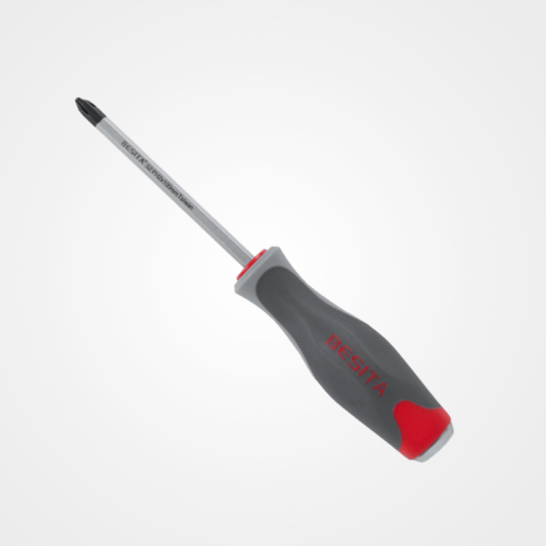 Tri Color Handle Industrial Grade Phillips Perforated Screwdriver Tri Color Handle Industrial Grade Phillips Perforated Screwdriver