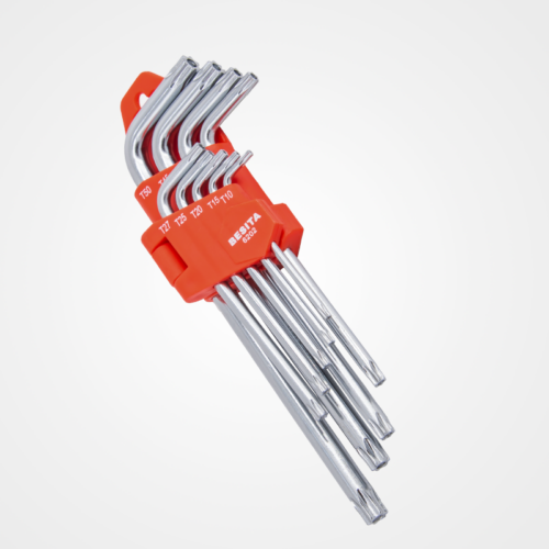 9pcs Extended Perforated Torx Hex Wrench Set 9pcs Extended Perforated Torx Hex Wrench Set