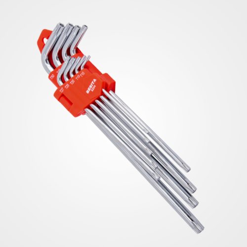 9pcs Particularly Long Perforated Torx Wrench Set (Mirror) 9pcs Particularly Long Perforated Torx Wrench Set (mirror)